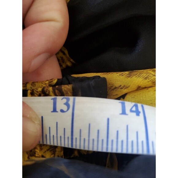 CHICKWISH Golden Swallows Birds All Over Print‎ Long Flare Skirt 45 Inches Long - Picture 14 of 16